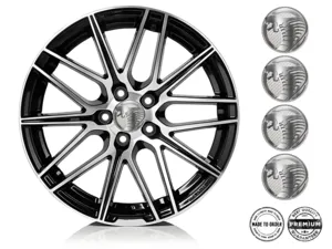 Domed Emblem Logo Perfect Wheel Sticker